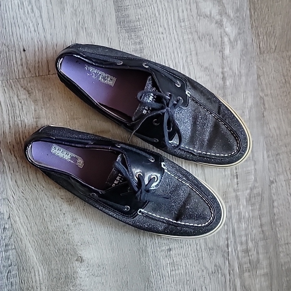 Woman size 12 Black Sparkley Sherry's